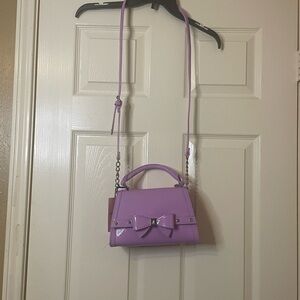 Juicy Couture Purple Crossbody Bag with Bow Accent
